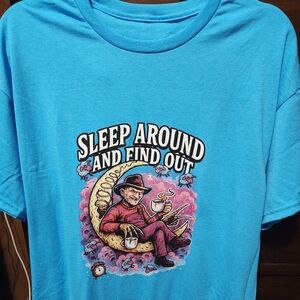 Hanes Blue Freddy Halloween Shirt